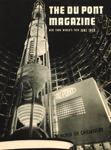 ニューヨークワールドフェア、デュポン誌の表紙、1939年6月 作： American School