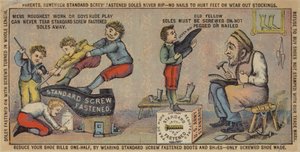 老人修理靴 作： American School
