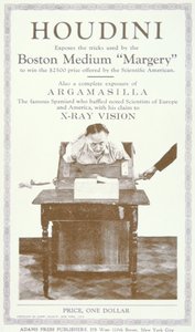 ボストンの霊媒師「マージョリー」のトリックを暴くパンフ、1924年頃（プリント 作： American School