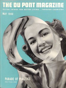 プラスチックのパレード、デュポン誌の表紙、1940年5月 作： American School