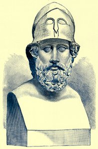 ペリクレス、ビクターデュルイによるギリシャの歴史のイラスト、1890年発行（デジタル拡張画像） 作： American School