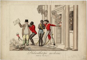 現代の慈善活動、1813年 作： American School