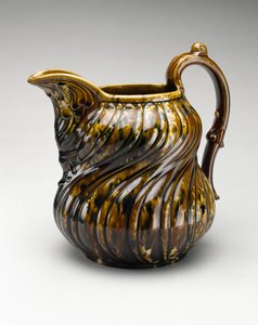 投手、c。 1849-1858（ロッキンガム釉陶器）
