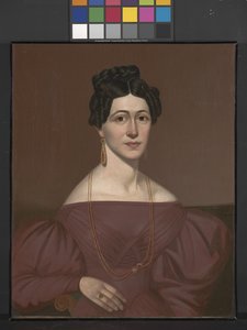 Retrato de Eliza C. Ayres (óleo sobre tela) 作： American School