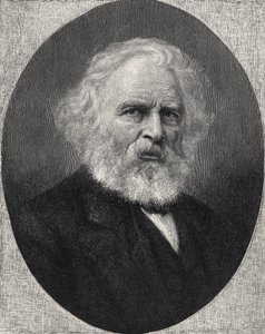 ヘンリーワズワースロングフェローの肖像、「The Century Illustrated Monthly Magazine」、1883年5月〜10月 作： American School