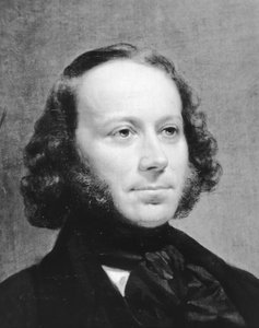 ジョン・エリクソン（1803-1889）の肖像（リトグラフ 作： American School