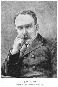 1898年に発表されたMurat HalsteadによるThe Story of CubaのJose Marti（1853-95）の肖像 作： American School