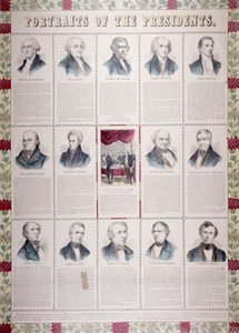 大統領の肖像 作： American School
