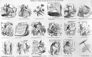 正直な旧阿部のホワイトハウスへの道のり、1860年頃 作： American School