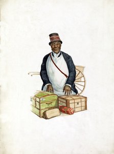 Public Porter B. Jackson, pub.1883年（手彩色の彫刻 作： American School