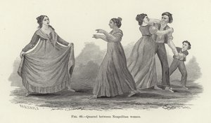 ナポリの女性同士の喧嘩 作： American School