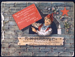 RH Macy＆Co.輸入業者、製造業者、小売業者[カタログの表紙]、1890 作： American School