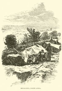 ライフルピット、北アンナ、1864年5月 作： American School