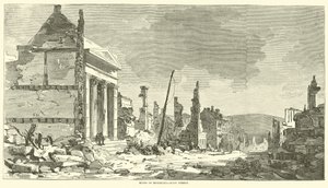 リッチモンド遺跡、メインストリート、1865年4月 作： American School