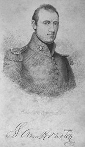 サム・ヒューストン、1837 作： American School