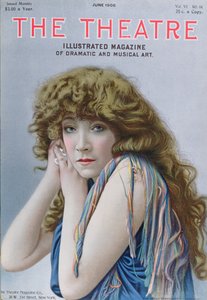 サルドゥーの戯曲、ソーサレスの役を演じるサラベルナールは、1906年6月に劇場誌のイラストをカバー 作： American School