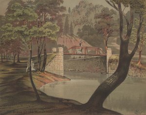 ウィッサヒコンの情景、1880年頃 作： American School