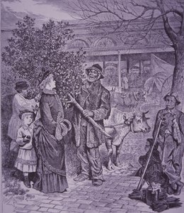 バージニア州リッチモンドでのクリスマスツリー販売 作： American School