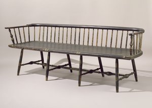 セッティー、1807-14（カエデを塗装） 作： American School