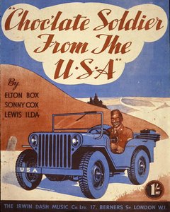 チョコレート・ソルジャー・フロム・USA」の楽譜カバー 作： American School