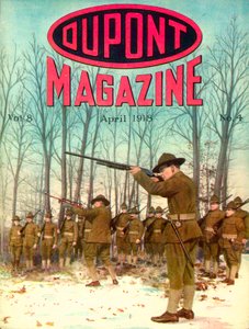兵士、デュポン誌の表紙、1918年4月 作： American School