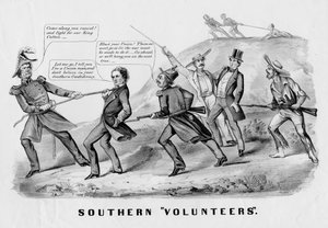 南部のボランティア、Currier＆Ives、ニューヨーク発行、c。 1862