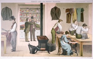 オブジェクトティーチングのためのプランズエイズからの仕立て、プレート、1874 作： American School