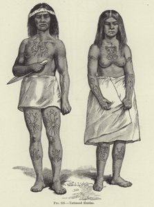 Tattooed Haidas 