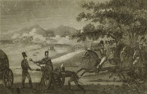 ギルフォードの戦い、1780-90 作： American School