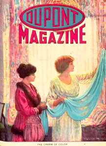 チャームオブカラー、1918年9月のデュポンマガジンの表紙 作： American School