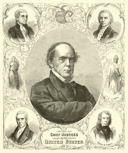 アメリカ合衆国の最高裁判事、1864年8月 作： American School