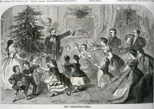 クリスマスツリー、「ハーパーズウィークリー」のイラスト、1870年