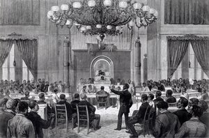 1876年4月5日から7日までテネシー州ナッシュビルで開催された有色人種全国大会（「Frank Leslie