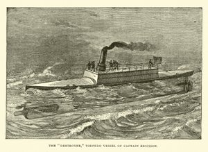 エリクソン船長の駆逐艦、魚雷 作： American School