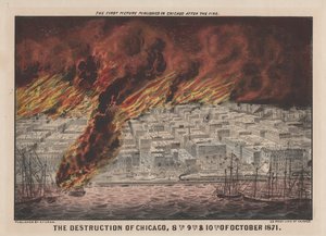 1871年10月8日、9日、10日、シカゴの破壊