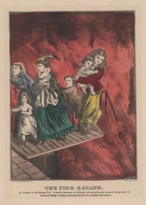 ファイアエスケープ、1871 作： American School