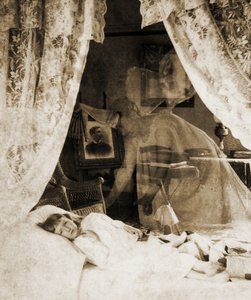 ガーディアンエンジェル、1901（ステレオグラフ） 作： American School