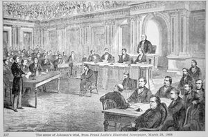 1868年のジョンソン大統領弾劾、1868年3月28日の「Frank Leslie