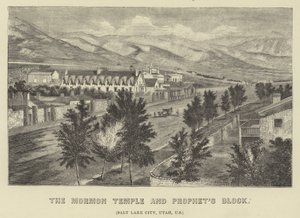 モルモン寺院と預言者のブロック 作： American School