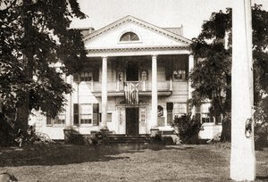 1915年、ニューヨーク市のモリスジュメル邸（セピア調の凹版グラビア）