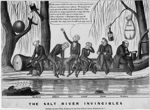 ジョンチャイルズ、ニューヨーク、ワシントンで出版されたソルトリバー無敵。 1840年 作： American School