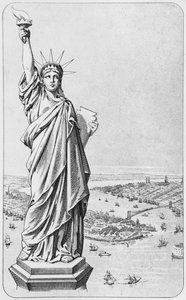 自由の女神、ニューヨーク、1885年