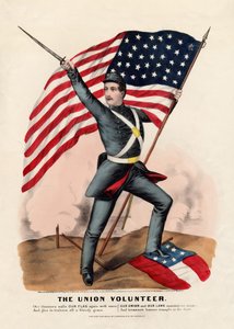 組合ボランティア、パブ。 Currier＆Ives、1861 作： American School