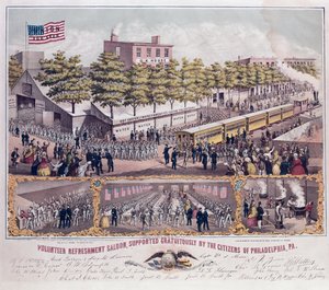 フィラデルフィアの市民から無償でサポートされたボランティアのリフレッシュメントサロン 作： American School
