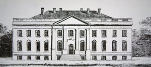 1807年のホワイトハウス(彫刻) 作： American School