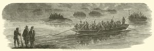 1863年4月、ラッパハノックを横切るセジウィック軍団の前進
