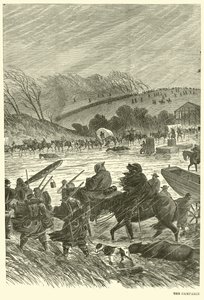 泥の中のキャンペーン、1863年1月 作： American School