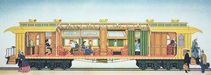 豪華なプルマン型寝台車の第一号 作： American School