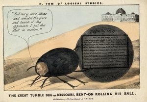 ミズーリ州の大きな転倒バグ：1837年にベントンがボールを転がした 作： American School