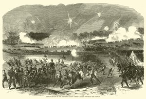1863年5月、追跡をチェックする第11軍団、ベリーズ軍団のスタンピード 作： American School